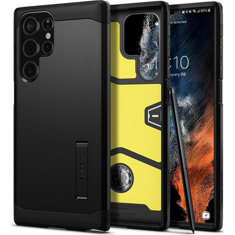 Oryginalne etui od marki Spigen z serii Tough Armor dla Galaxy S22 Ultra